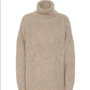 Isabel Marant Beige Shadow Turtleneck oversized